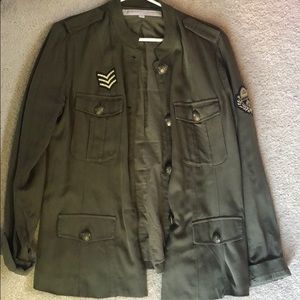 Guess army style button up jacket